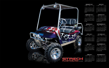golf cart desktop wallpaper calendar