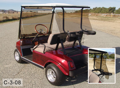golf cart rear windshield