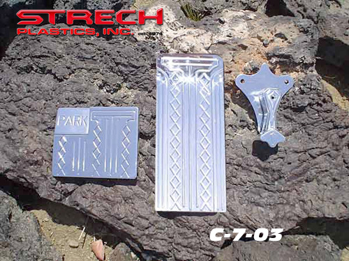 club car billet pedal set