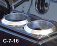 golf cart billet dash rings