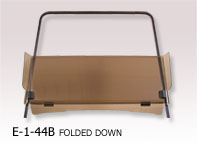 ez-go folding windshield with wings