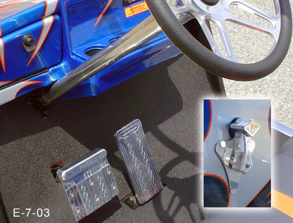 ez-go billet pedal set