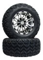 12 inch off road golf cart black spider wheel