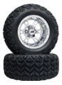 12 inch off road golf cart chrome ss112 wheel