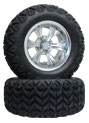 12 inch off road golf cart polished new era wheel