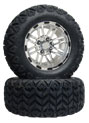 12 inch off road golf cart polished spider wheel