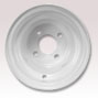 8 inch golf cart wheel white