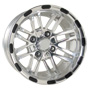 12 inch golf cart polished spider wheel