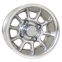 10 inch golf cart polished skyline wheel