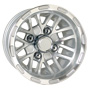 10 inch golf cart silver spider wheel