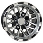 10 inch golf cart black spider wheel