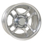 10 inch golf cart polsihed aristo wheel