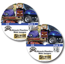 strech plastics golf cart accessories photo disk
