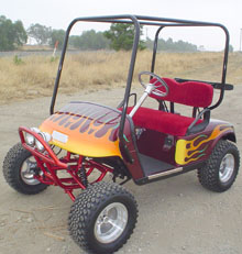custom ez-go golf cart