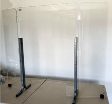 Freestand Desk Counter Barrier